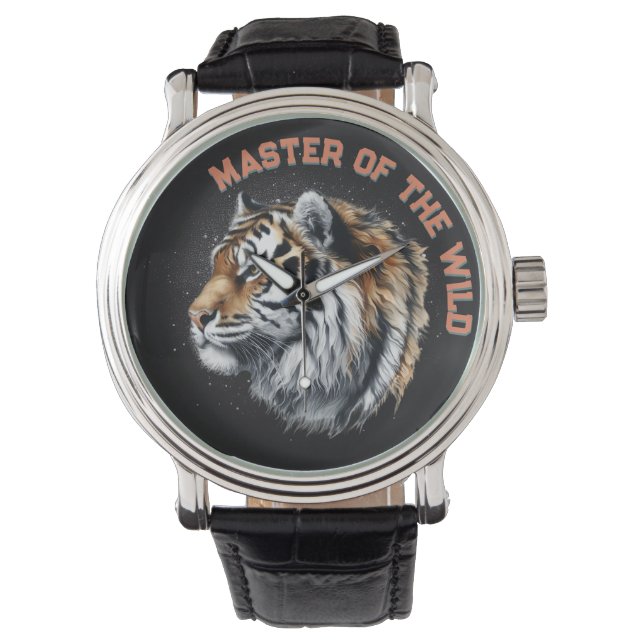 Montre Maître de tigre de la nature (devant)