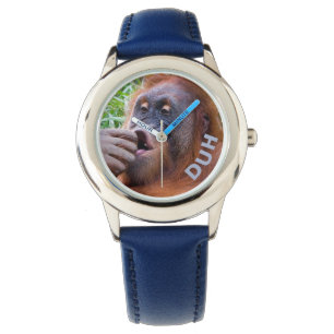 Montre maladroite d'orang-outan d'expression