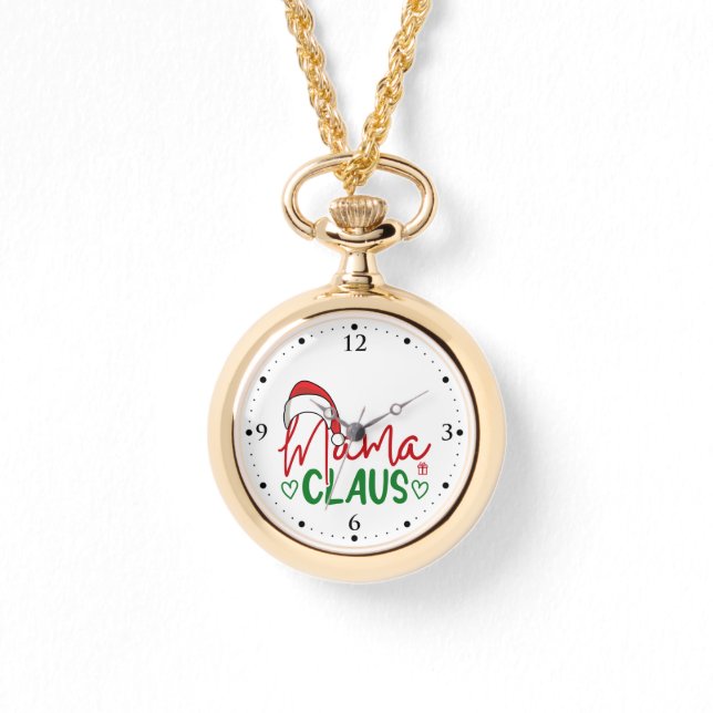 Montre Mama Claus Christmas Design-60094 (Recto)
