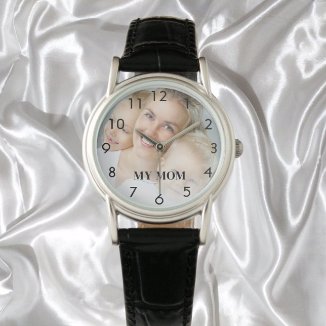 Montre Maman photo personnalisée (Créateur téléchargé)