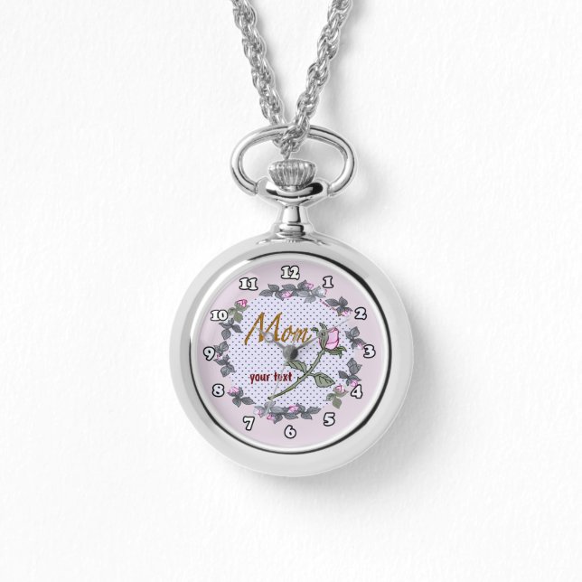 Montre Maman Pink Rosebud (Recto)