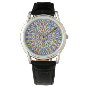 Montre Mandala géométrique 2
