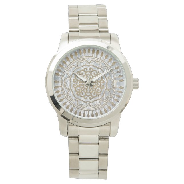 Montre Mandala Gold Design (devant)