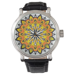 Montre Mandala Jaune