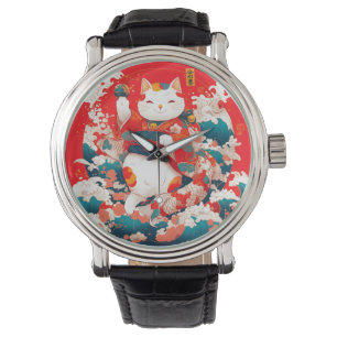Montre Maneki-Neko, Chat japonais chanceux