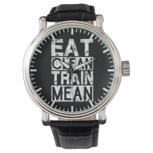 Montre MANGER PROPRE, MOYEN DE TRAIN - Motivation de l'en