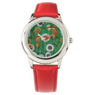 Montre Mangeurs d'abeilles sur une prairie printanière