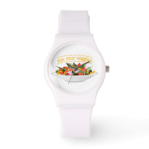 Montre Mangez vos Légumes Citer salade fraîche mélange bo