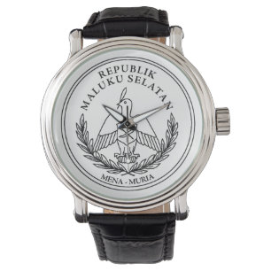 Montre Manteau des bras de la République de Moluques du