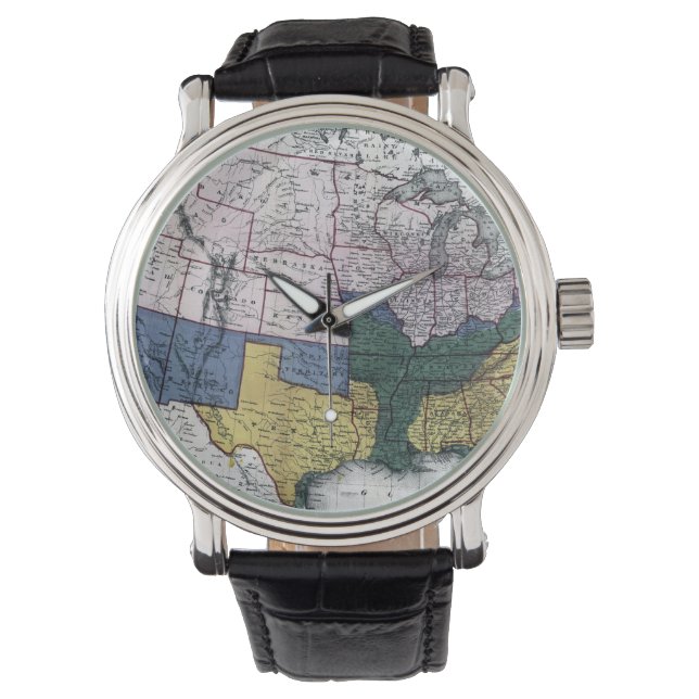 MONTRE MAP : CIVIL WAR, 1864 (devant)
