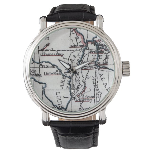 MONTRE MAP : GUERRE CIVILE, 1861 (devant)