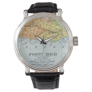 MONTRE MAP : PORTO RICO, 1900
