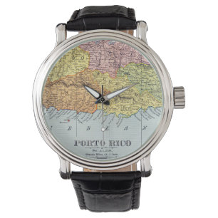 MONTRE MAP : PORTO RICO, 1900