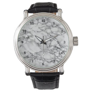 Montre Marbre blanc Stone tendance -