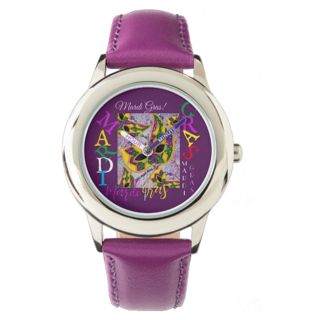 MONTRE MARDI GRAS ART (devant)