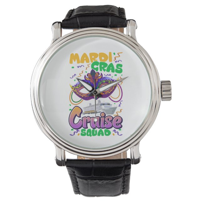 Montre Mardi Gras Carnival Croisière Voyage de vacances (devant)
