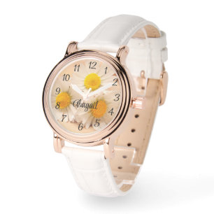 Montre Marguerites avec nom