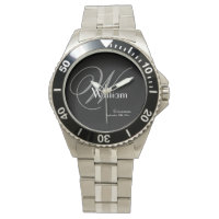 Mariage Groomsman Cadeau Monogramme Cool moderne S