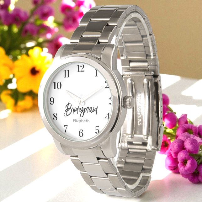 Montre Mariage Noir Blanc Noir Favoriser Cadeau (Créateur téléchargé)