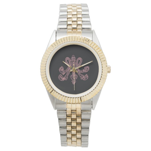 Montre Marie Antoinette - monogramme - Royal monogram (devant)