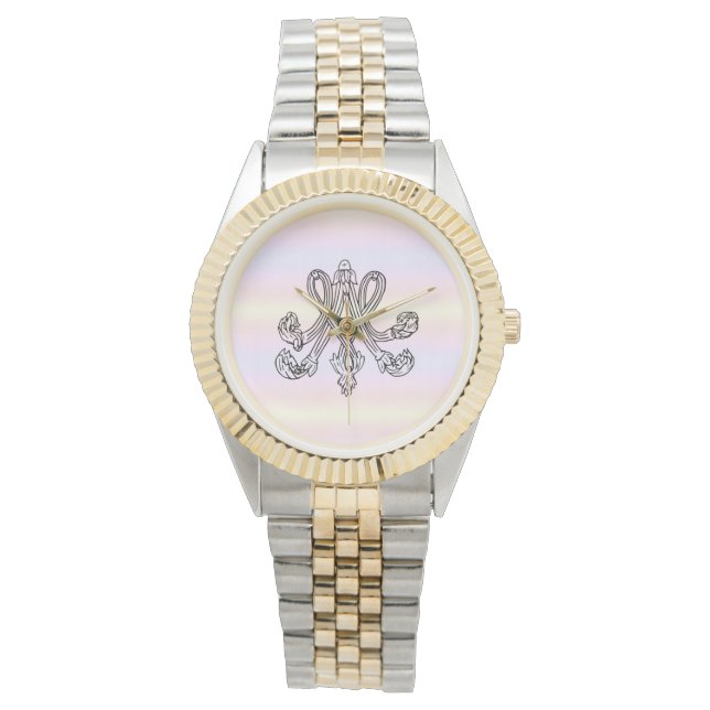 Montre Marie Antoinette monogramme - Royal Monogram paste (devant)