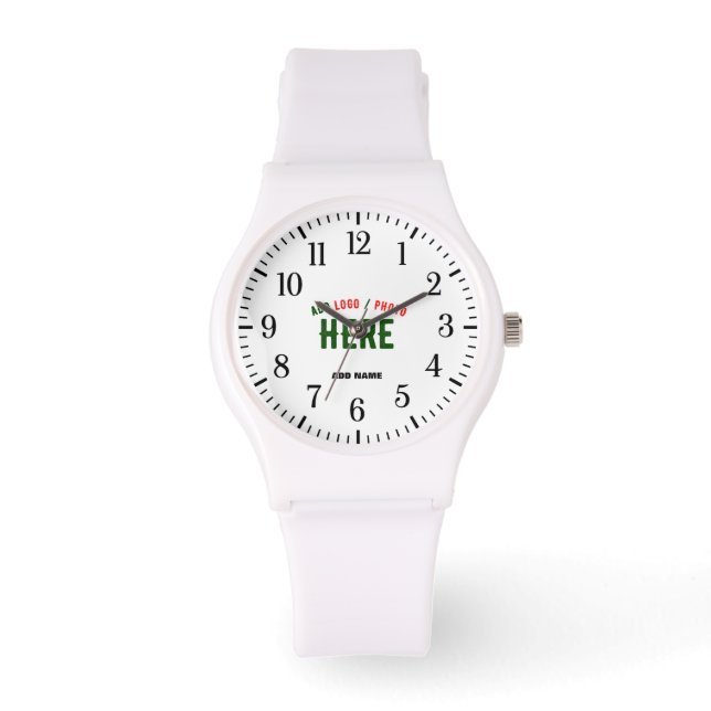 MONTRE MARQUE BLANCHE MODERNE ET PERSONNALISABLE VÉRIFIÉE (Recto)