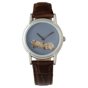 Montre marron classique pour femme avec bracelet e