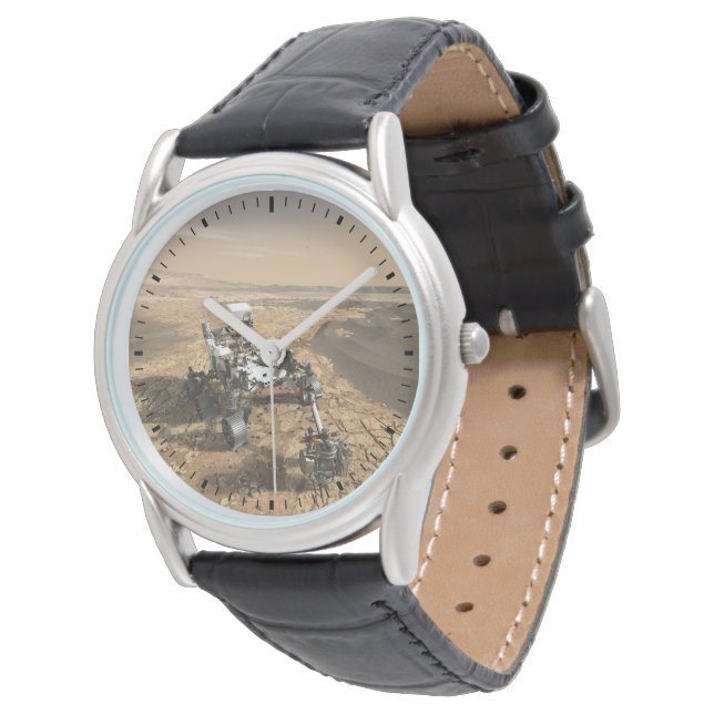 Montre Mars 2020 Rover Sur La Surface De Mars. (Incliné)
