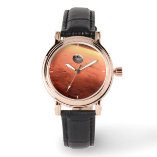 Montre Mars Science Laboratory approchant Mars.
