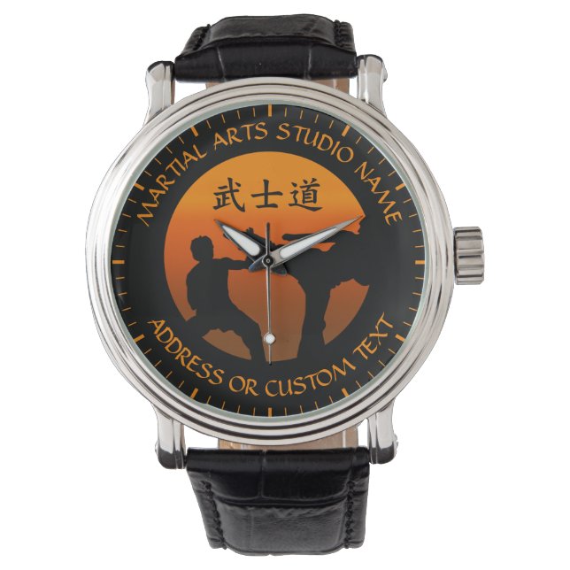 Montre Martial Arts Karate Taekwondo Kung Fu Studio Propr (devant)