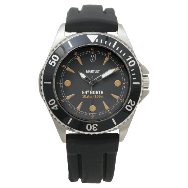 Montre Martlet 54 Degrees North Dive Watch (devant)