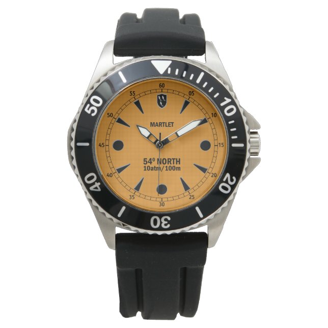 Montre Martlet 54 Degrees North Dive Watch (devant)
