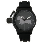 Masculine Grey Dachshund Wiener Chien Watch