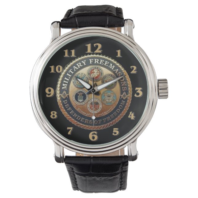 MONTRE MASONS LIBRES MULTIMILITAIRES (devant)