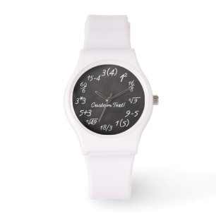 Montre Math Geek Funny Equation Enseignante/Ingénieuse Fe