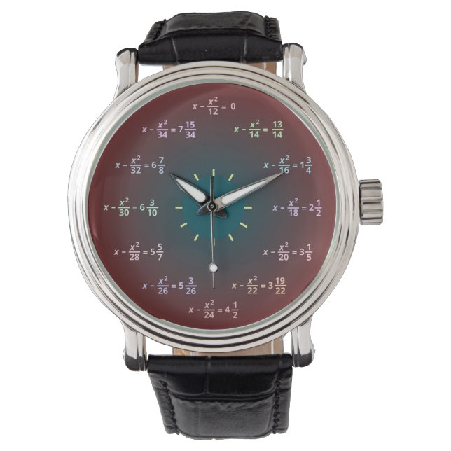 Montre Math Watch (AM-PM) (devant)