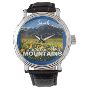 Montre Matthieu 17:20 La foi peut déplacer les montagnes