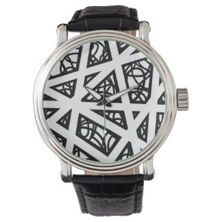 Montre MCM Angles In Black and White