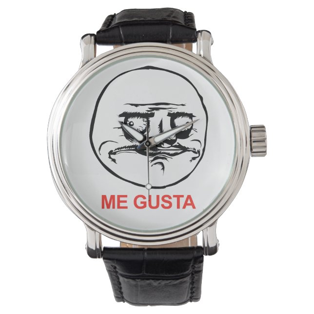 Montre Me Gusta Face Meme (devant)