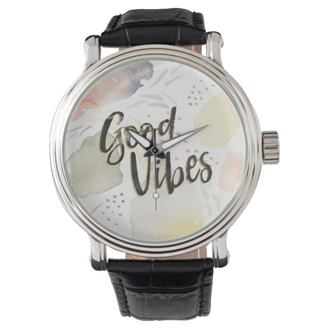 Montre Meadow Breeze III | GOOD VIBES (devant)