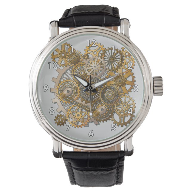 Montre Mécanisme cool de maintien du temps massif (devant)