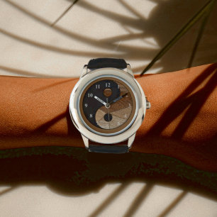 Montre Méditation Classy Bamboo Yin Yang  