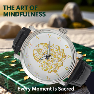 Montre Méditation de bouddha au Lotus