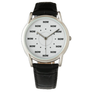 Montre Mega Cool "MAINTENANT" (Arrière - plan blanc) #1