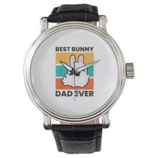 Montre Meilleur Bunny Papa Jamais Lapin mignon lapin lapi