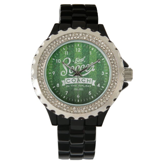 Montre Meilleur Entraîneur De Football Dans La Galaxie (devant)