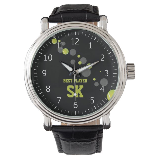 Montre Meilleur joueur de tennis | Cadeaux de sport Cool (devant)