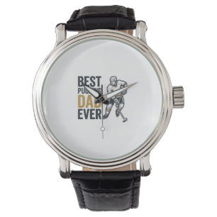 Montre Meilleur Papa de Hockey de Tous les Temps Concepti