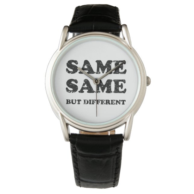 MONTRE MÊME MAIS DIFFÉRENT (devant)
