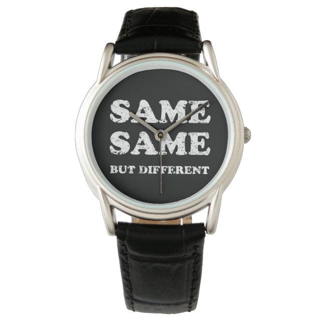 MONTRE MÊME MAIS DIFFÉRENT (devant)